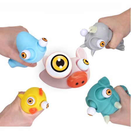 Đồ chơi con vật bóp mắt đồ chơi nhảy, đồ chơi trẻ em chống stress tik tok，Đồ Chơi Giảm Stress,squishy pop itĐồ Chơi Bóp Mắt Hình Thú Giải Nén Mắt Hình Thú - Giúp Xả Căng Thẳng - Đồ Chơi Vui Nhộn，đồ chơi giảm căng thẳng