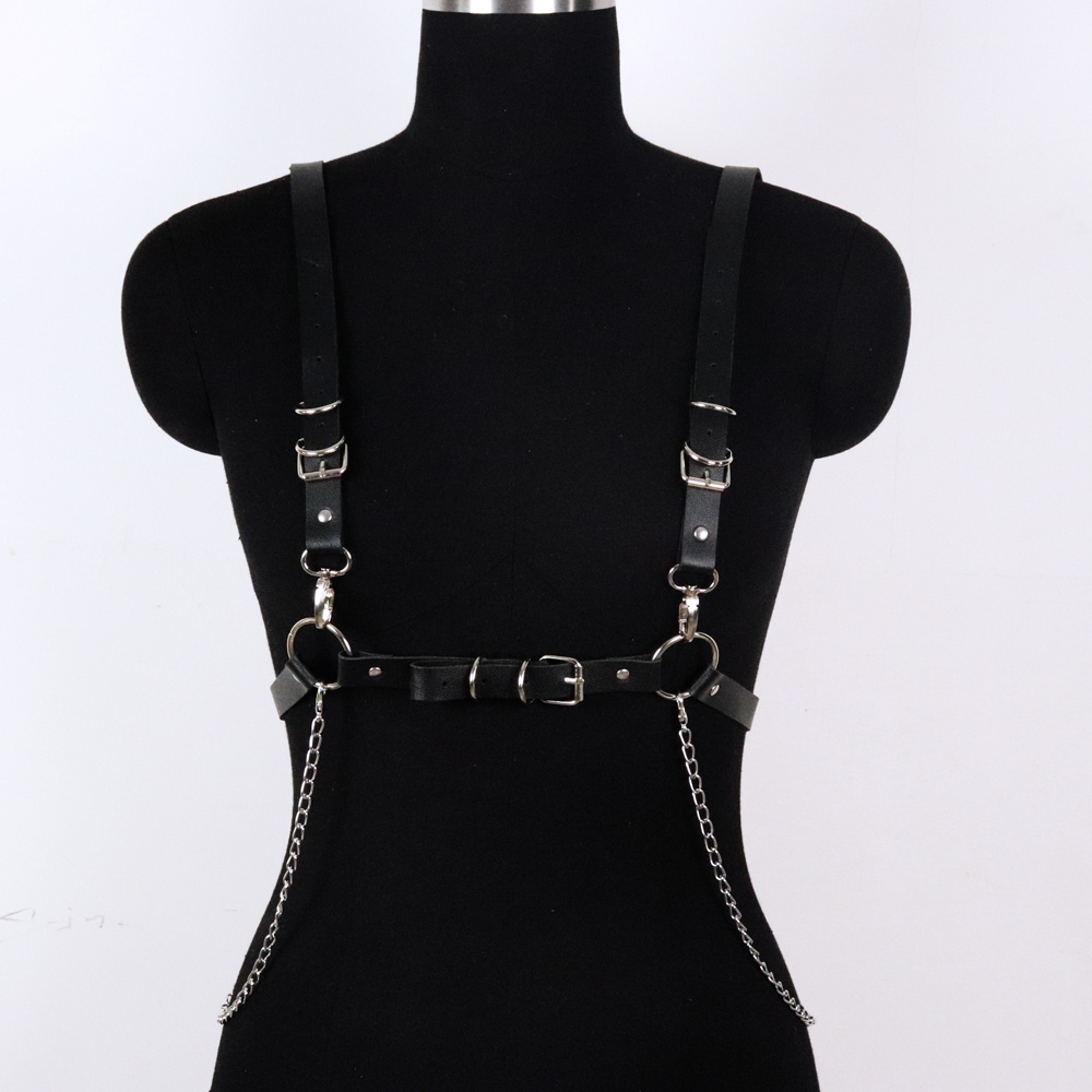 Đai Da Đeo Thắt Lưng Có Thể Điều Chỉnh Phong Cách Gothic Quyến Rũ Cho Nữ