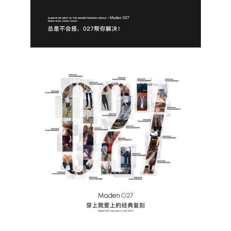 Giày Bốt Da Phong Cách Anh Thời Trang Cho Nam