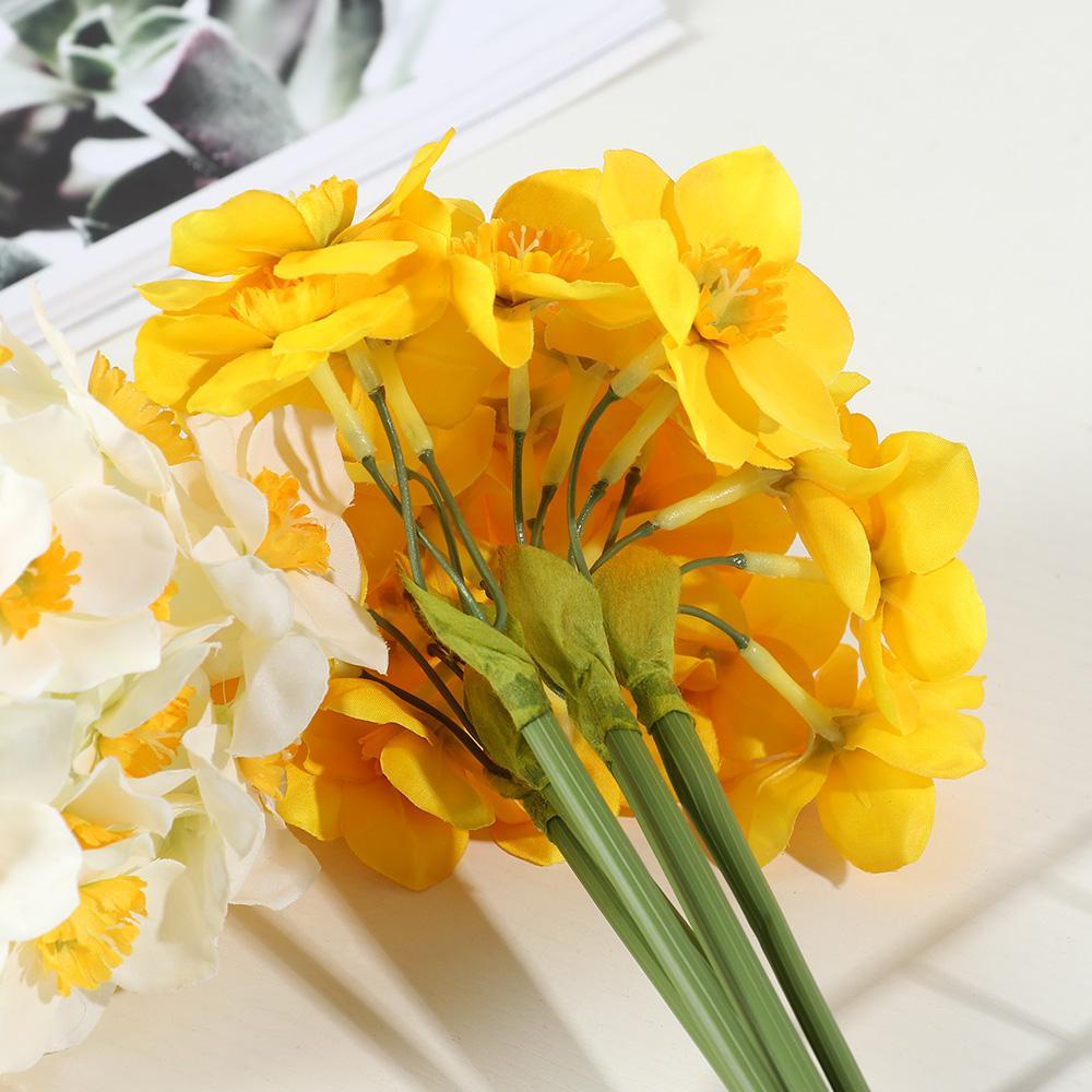 KUNHEV Set 6 Bông Hoa Mẫu Đơn Giả Trang Trí Phòng Khách / Tiệc Cưới