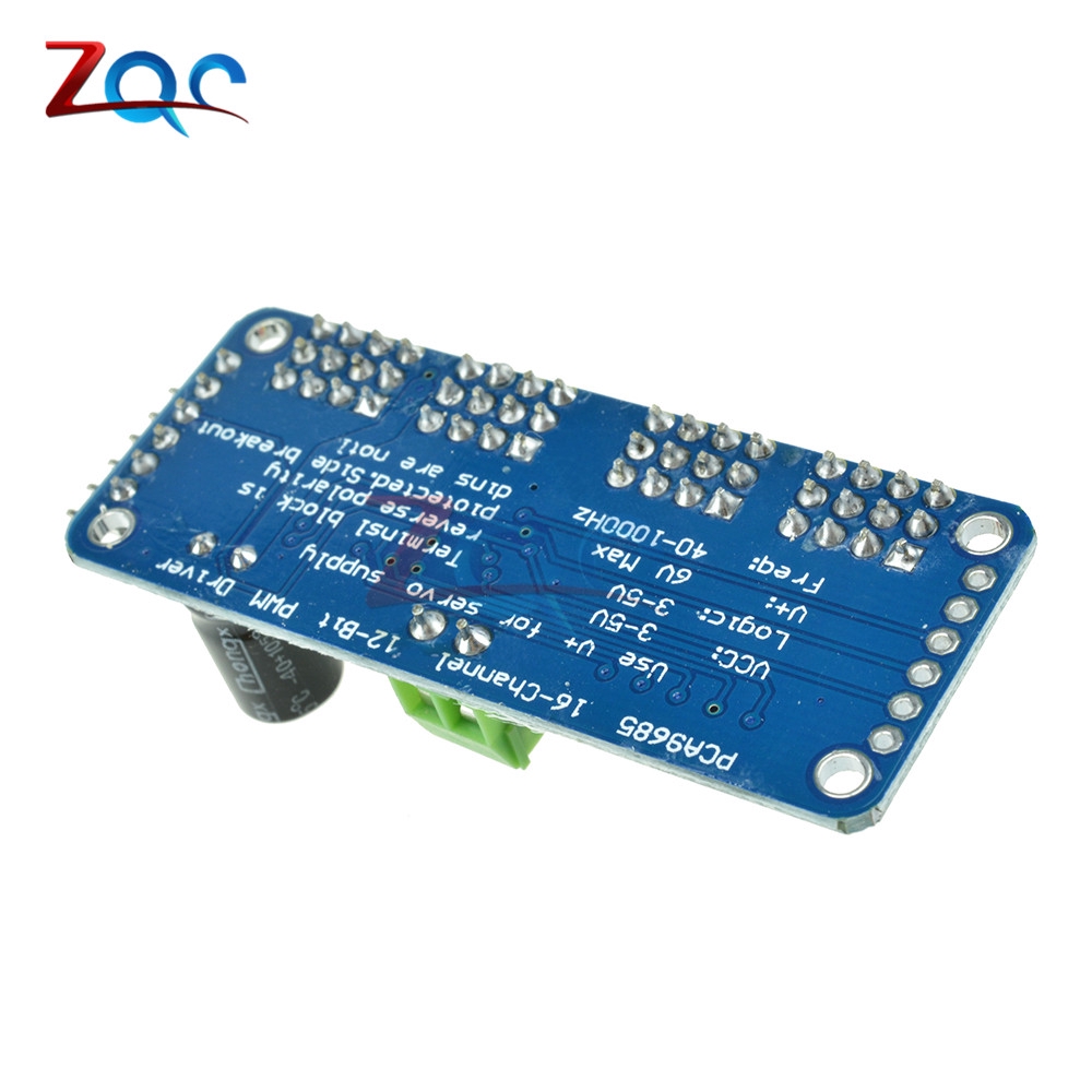 Mô đun Raspberry PCA9685 giao diện I2C 16 kênh 12 bit dành cho mạch điện thủ công Arduino