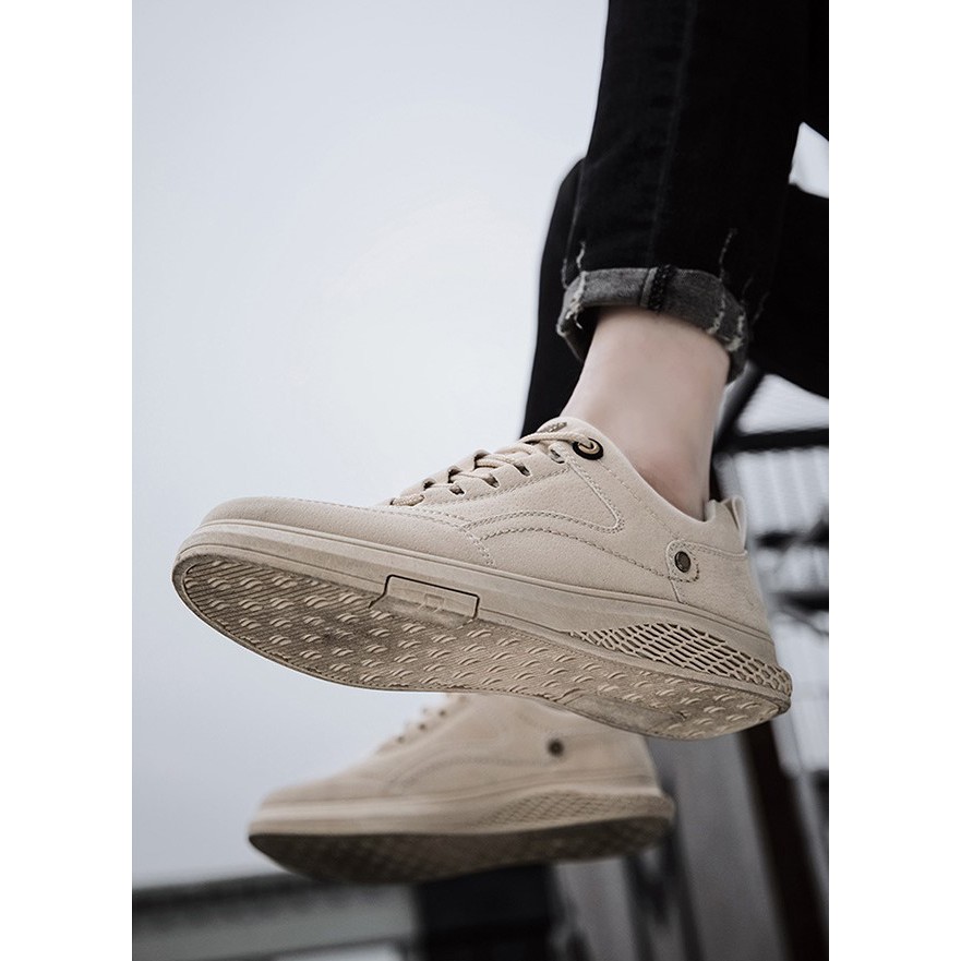 [Ảnh thật - Clip] Giày Sneaker Nam, Giày Da Nam Thấp Cổ Da Lộn HOT HOT 2021 | BigBuy360 - bigbuy360.vn