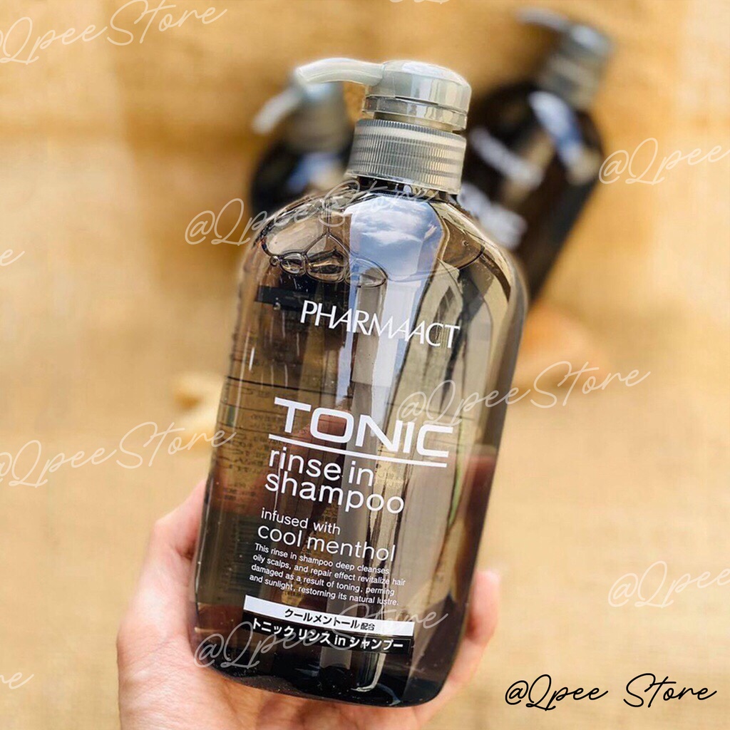 Dầu Gội Dành Cho Nam Tonic Pharmaact 600ml Nhật Bản _ QPEESTORE