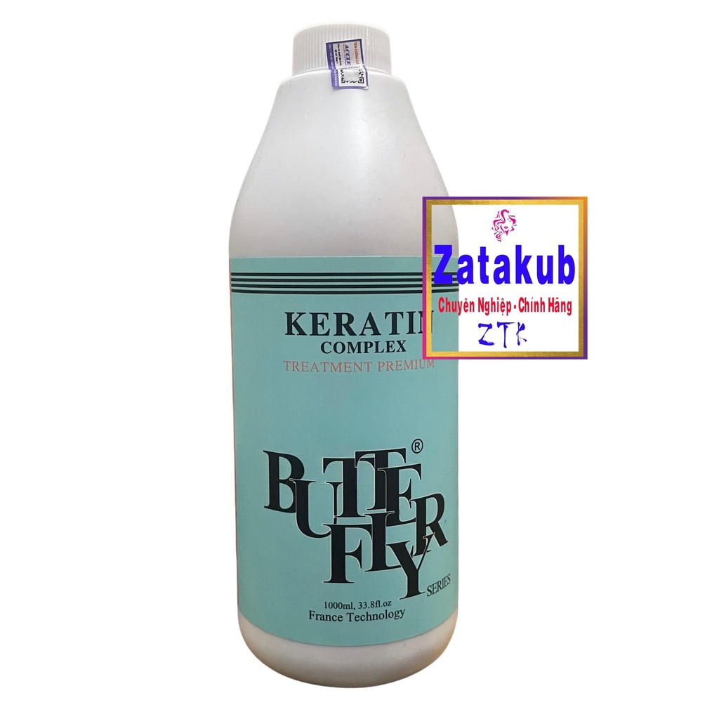 KERATIN Phục hồi thủy phân Butterfly Keratin Complex Treatment Premium 1000ml