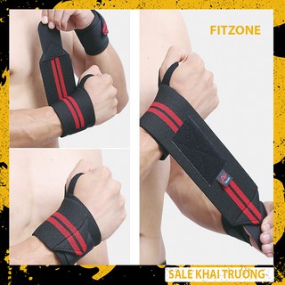 Đôi Dây Quấn cổ tay Aolikes phụ kiện tập gym cao cấp