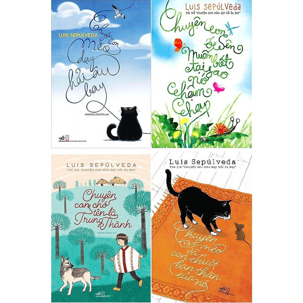 Sách - Combo 4 Cuốn Chuyện con mèo dạy hải âu bay, Chuyện con mèo con chuột và bạn thumbnail