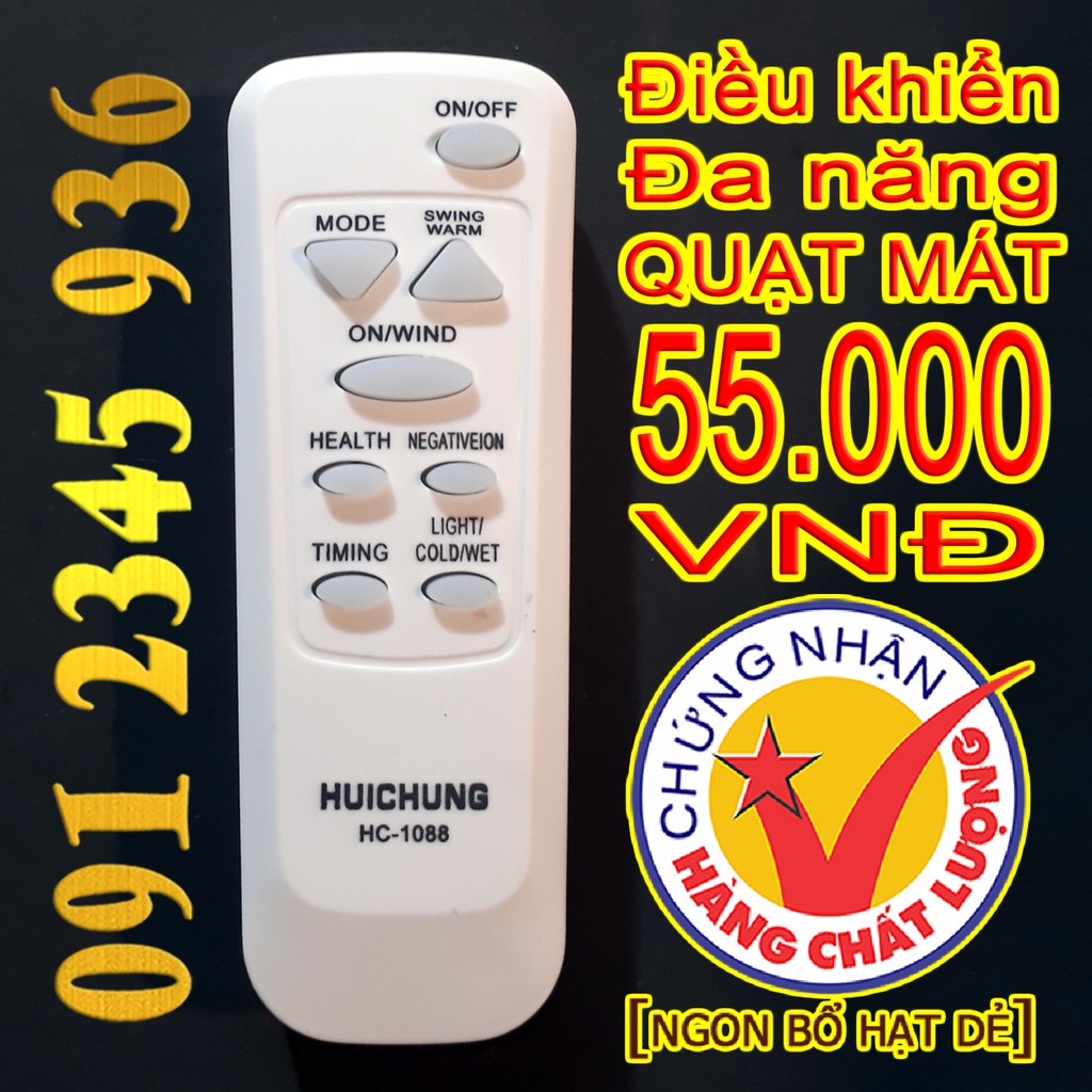 Điều khiển quạt Đa Năng HUICHUNG "HÀNG ĐẸP" cho nhiều Quạt Mát