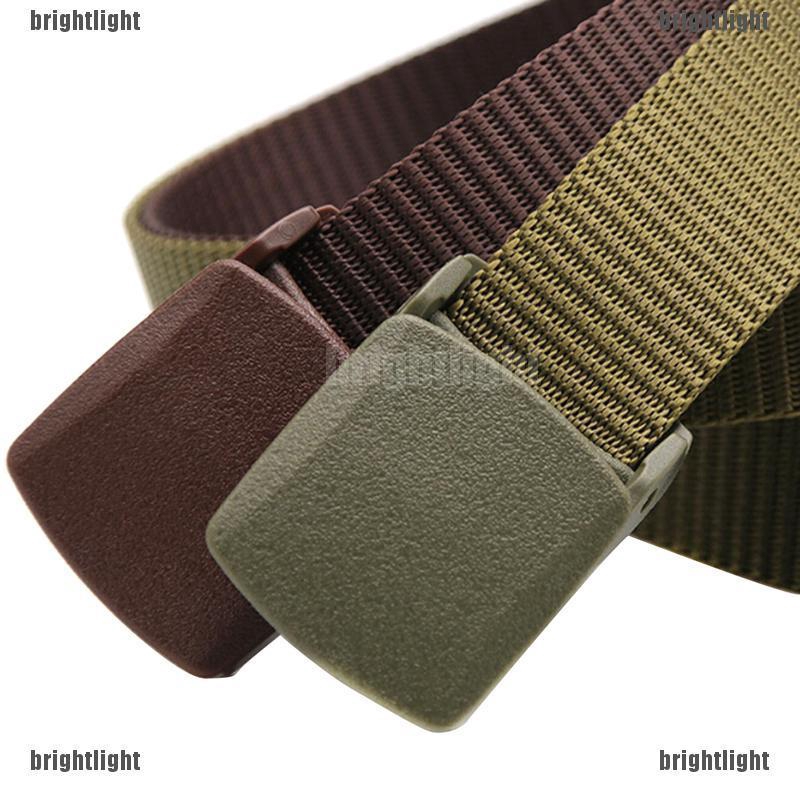 Thắt Lưng Vải Canvas Nylon Kiểu Quân Đội Cá Tính Cho Nam
