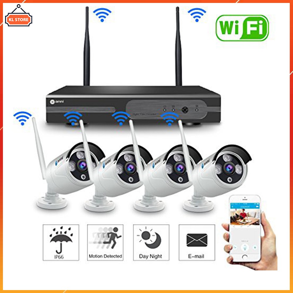 Bộ Kit Camera IP Không Dây HD NVR KIT 1.0