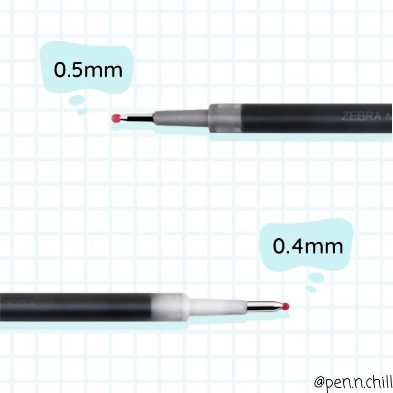 Ngòi Bút Chống Nhòe Mực Lem Chữ Sarasa Mark On - Cỡ ngòi 0.4mm/0.5mm