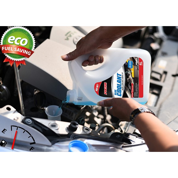 Nước làm mát động cơ ô tô Focar Blue Coolant màu xanh 4L