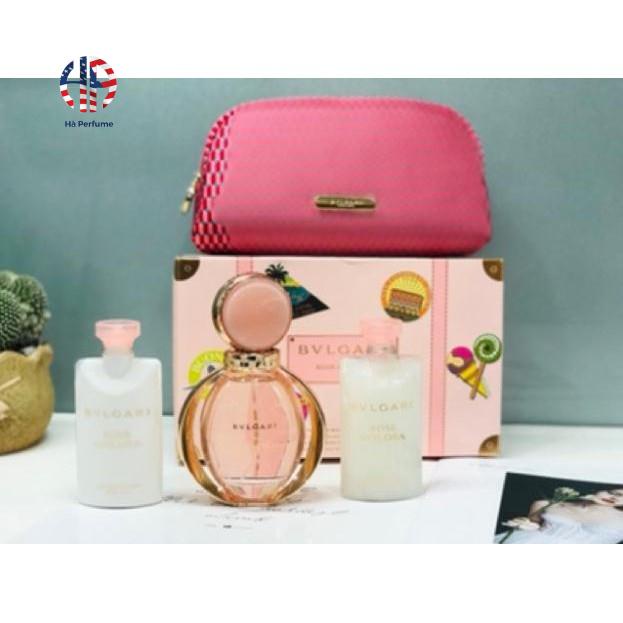 Set Nước hoa Nữ Bvlgari Rose Goldea EDP 90ml kèm sữa tắm & lotion Sang trọng, nữ tính | Thế Giới Skin Care