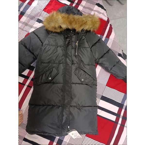 Áo Khoác Phao Dáng Dài Đại Hàn Thời Trang Mùa Đông Ấm Áp Cao Cấp