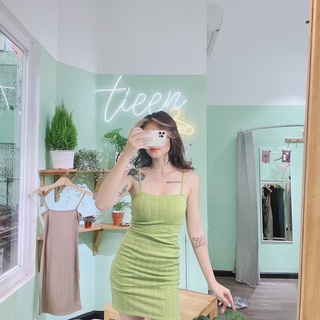 Đầm body form basic len dệt tôn dáng tieencorner 227