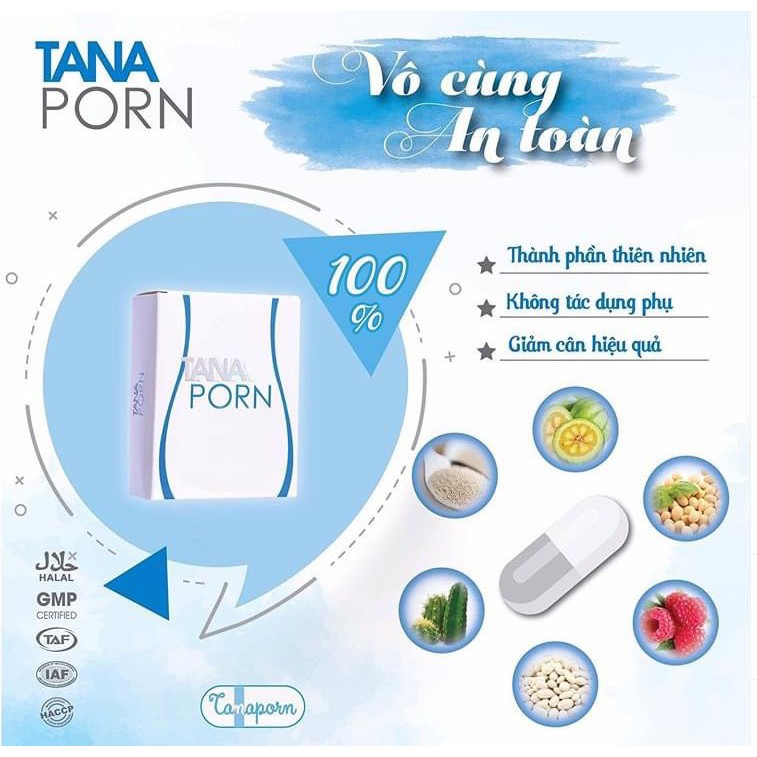 Giảm cân TANAPORN chiết xuất tự nhiên hỗ trợ giảm hấp thu và tăng cường chuyển hóa chất béo ( hộp) | BigBuy360 - bigbuy360.vn