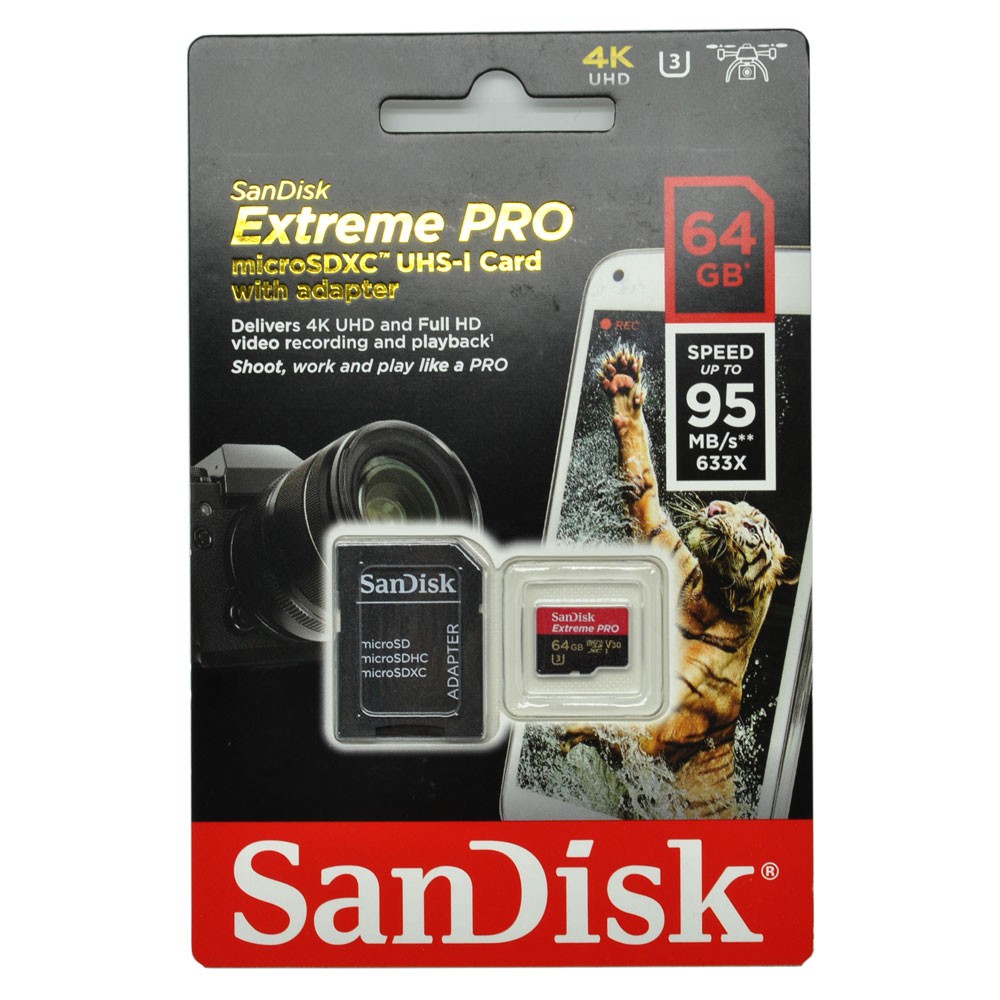 Máy Bay Điều Khiển Sandisk Extreme Pro Microsd 64gb 170mb / S A2