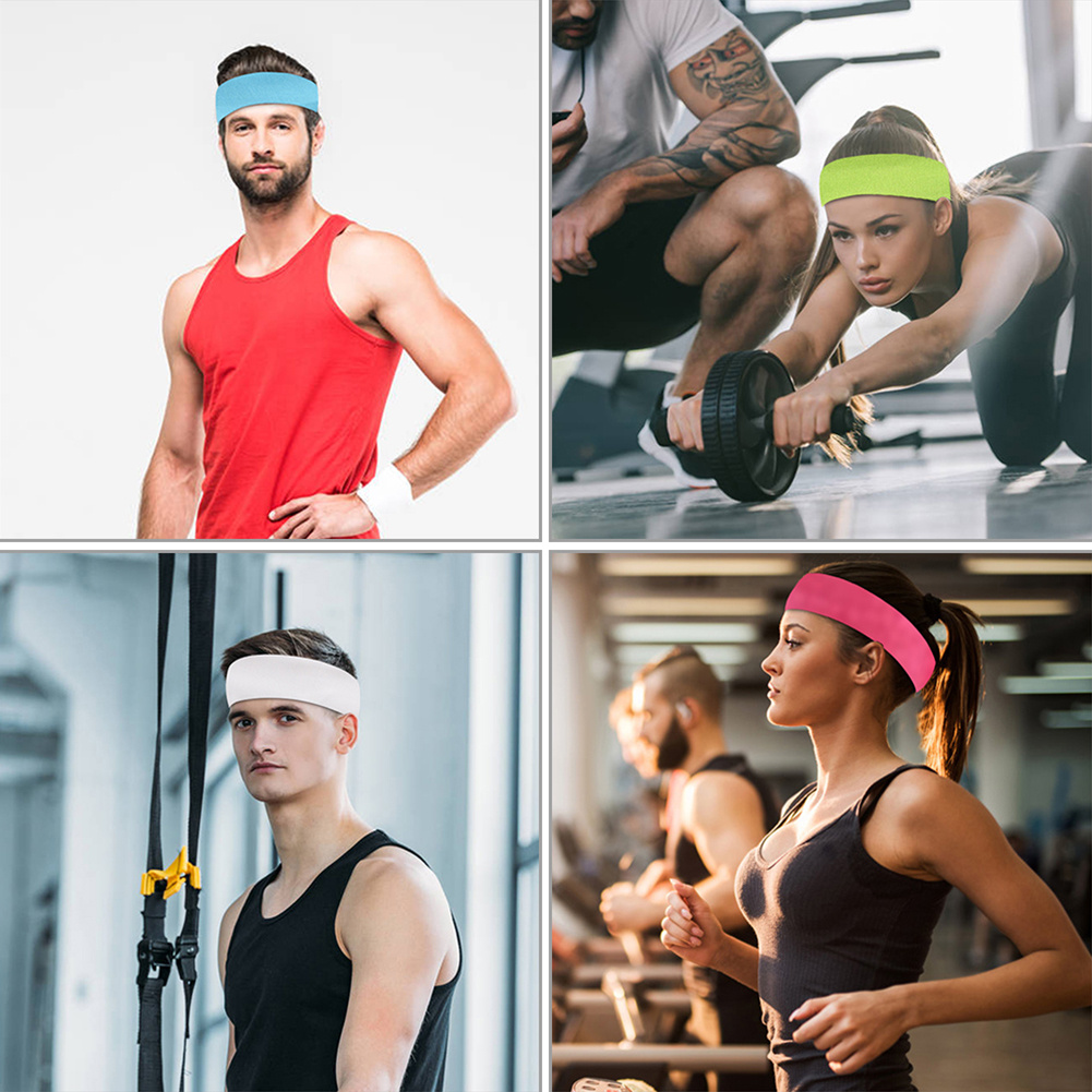 Băng Đô Cài Tóc Co Giãn Màu Sắc Ngọt Ngào Thời Trang Cho Nam