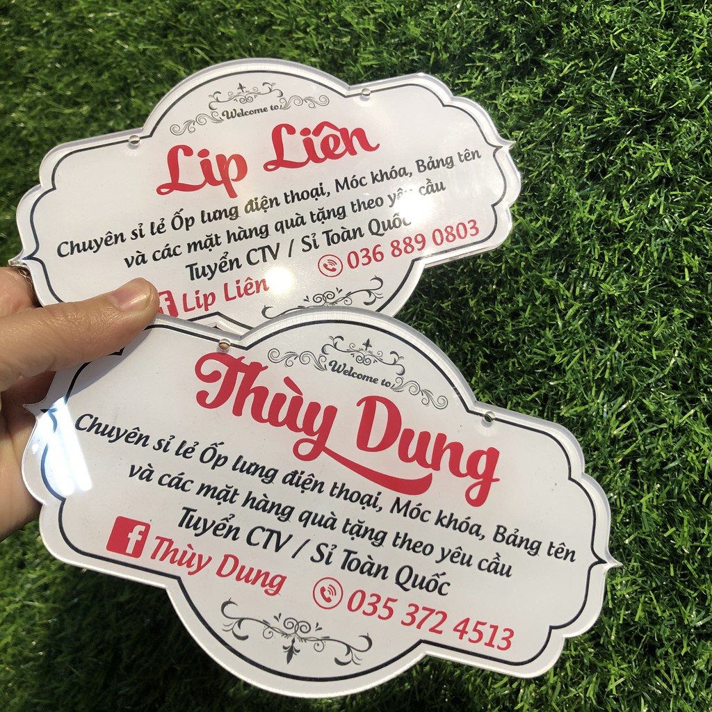 Bảng hiệu thiết kế theo yêu cầu - Free thiết kế