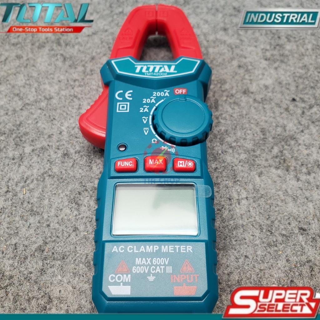Ampe kẹp 2000 số đêm - Kềm đo AC kỹ thuật số Total TMT42002