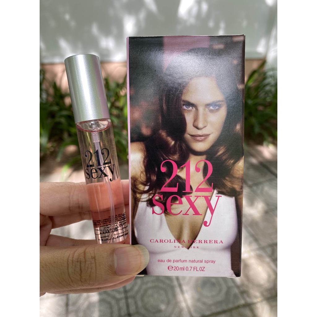 Nước hoa nữ 212 sexy woman 20ml thơm lâu hương thơm ngọt ngào nước hoa mini nữ