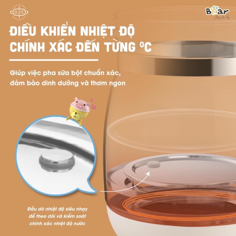 Máy Hâm Nước Pha Sữa BEAR TNQ-D12D1 Pha Cà Phê Đa Năng Giữ Nhiệt - Hàng Chính Hãng