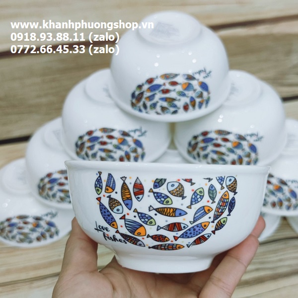 bộ 10 chén sứ ăn cơm - chén sứ ăn cơm