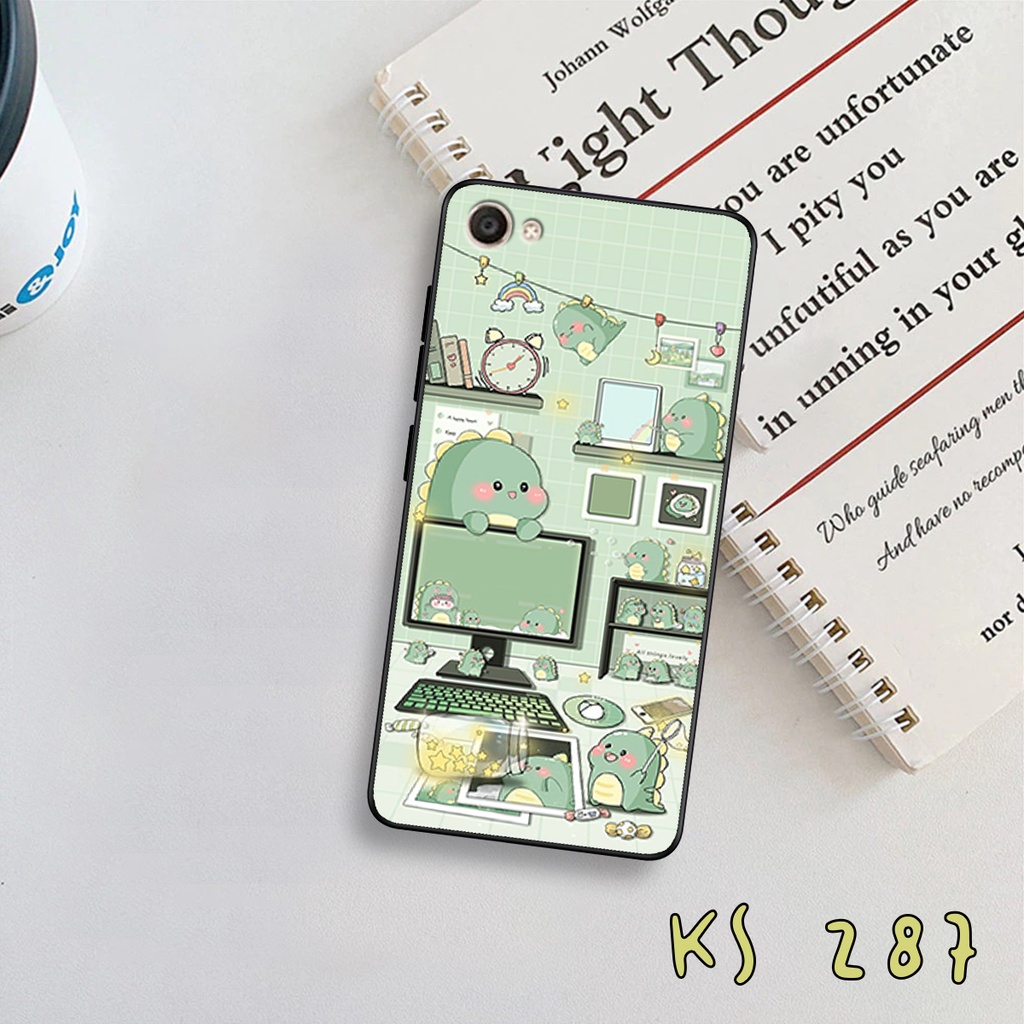 Ốp lưng Vivo Y66 - Vivo Y67 - Vivo Y75 - Ốp in hình khủng long,dinosaur dễ thương