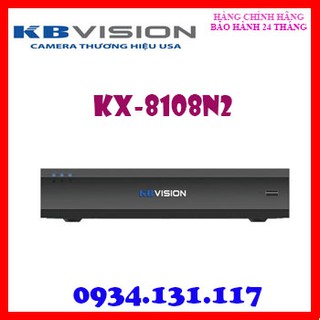 Đầu ghi hình camera ip 8 kênh kbvision kx-8108n2