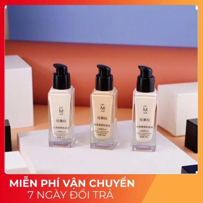 [FREESHIP] Kem Nền Che Khuyết điểm BB Cream Lameila Light Concealer Foundation