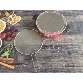 Tấm đậy chảo ngăn bỏng bắn dầu mỡ khi chiên rán an toàn sz 26cm