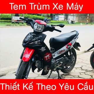 Tem Trùm Sirius Fi Samurai Đỏ Đen Nhám