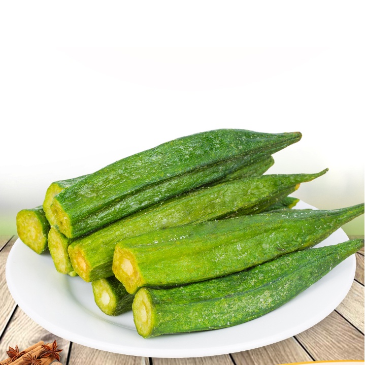 Đậu bắp sấy giòn 100gr/gói