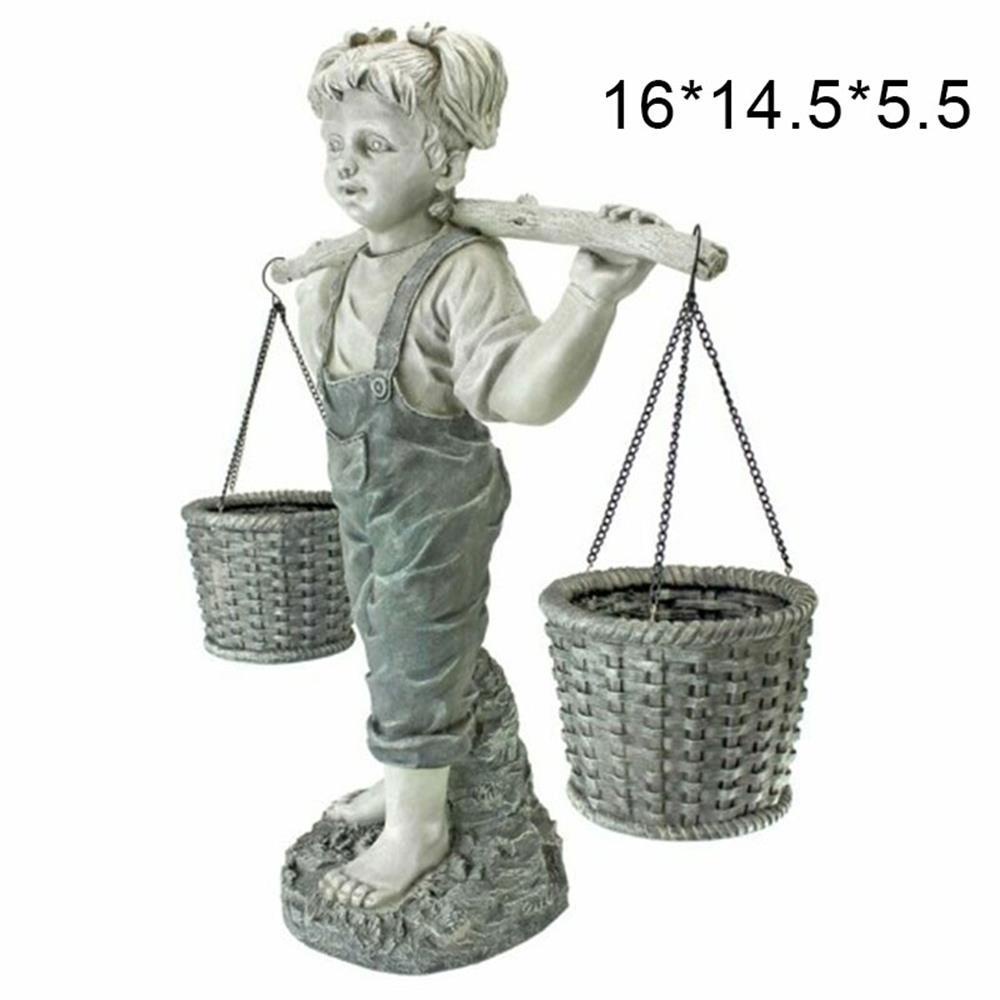 Mô Hình Bé Gái Mini Trang Trí Sân Vườn