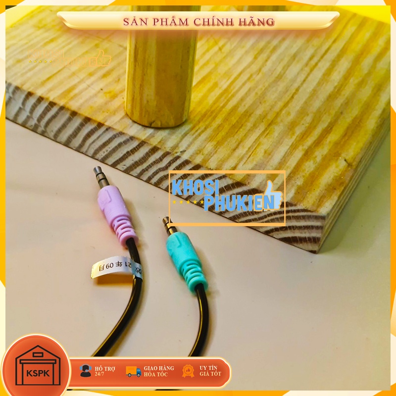 TAI NGHE CHỤP TAI CÓ DÂY KÈM MIC CHO MÁY TÍNH LAPTOP KSPK TNCTV2