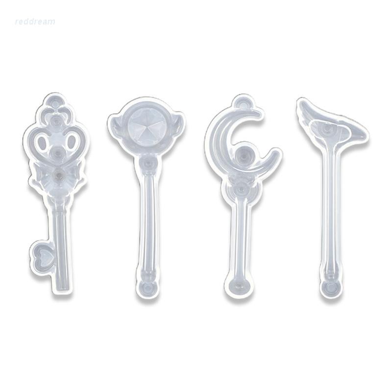 Set 4 khuôn silicone làm đồ trang sức thủ công tiện lợi