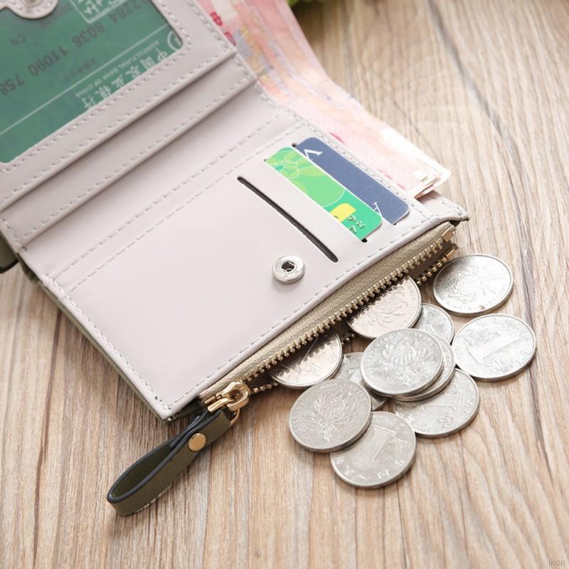 Ví da gập thời trang họa tiết xinh xắn dành cho nữ