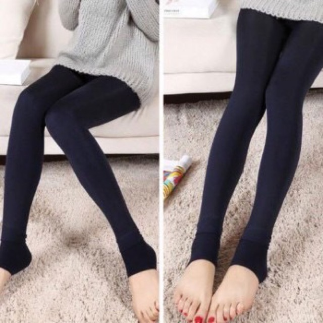 QUẦN TẤT LÓT LÔNG màu đen CAM KẾT HÀNG ĐẸP - quần lót lông nữ siêu ấm cho mùa đông