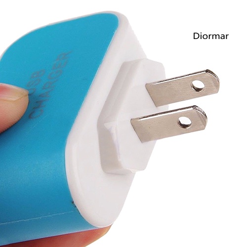 Ổ cắm sạc chia ba cổng usb có đèn led tiện lợi