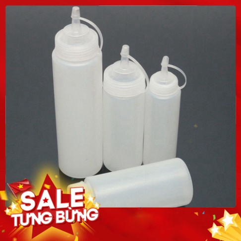 Chai nhựa đựng siro, tương ớt, nước sốt đủ size loại dày AM