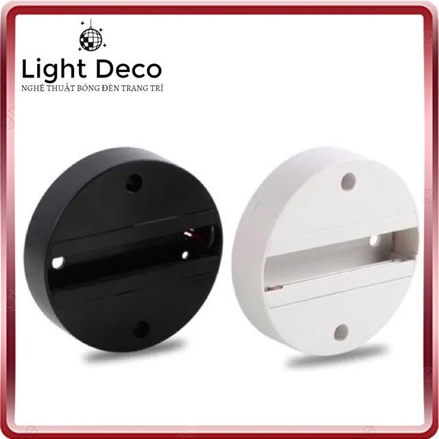 Đế đèn rọi ray led , đế đèn rọi ray, đế rọi dùng cho đèn rọi ray 7w đèn rọi ray 20w,30w phù hợp lắp 