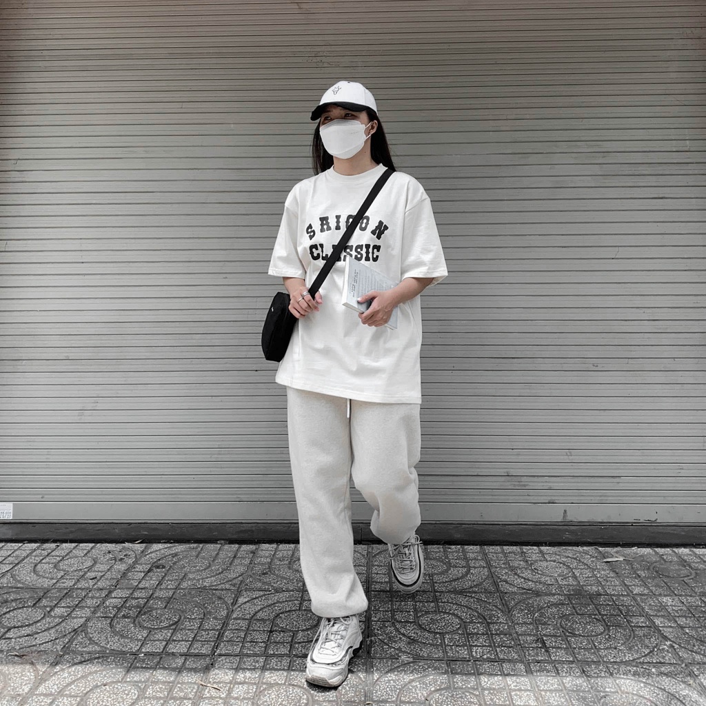 ÁO THUN FF FORM RỘNG SAIGON CLASSIC TYPO, VẢI THUN 2 CHIỀU 100% COTTON 250G