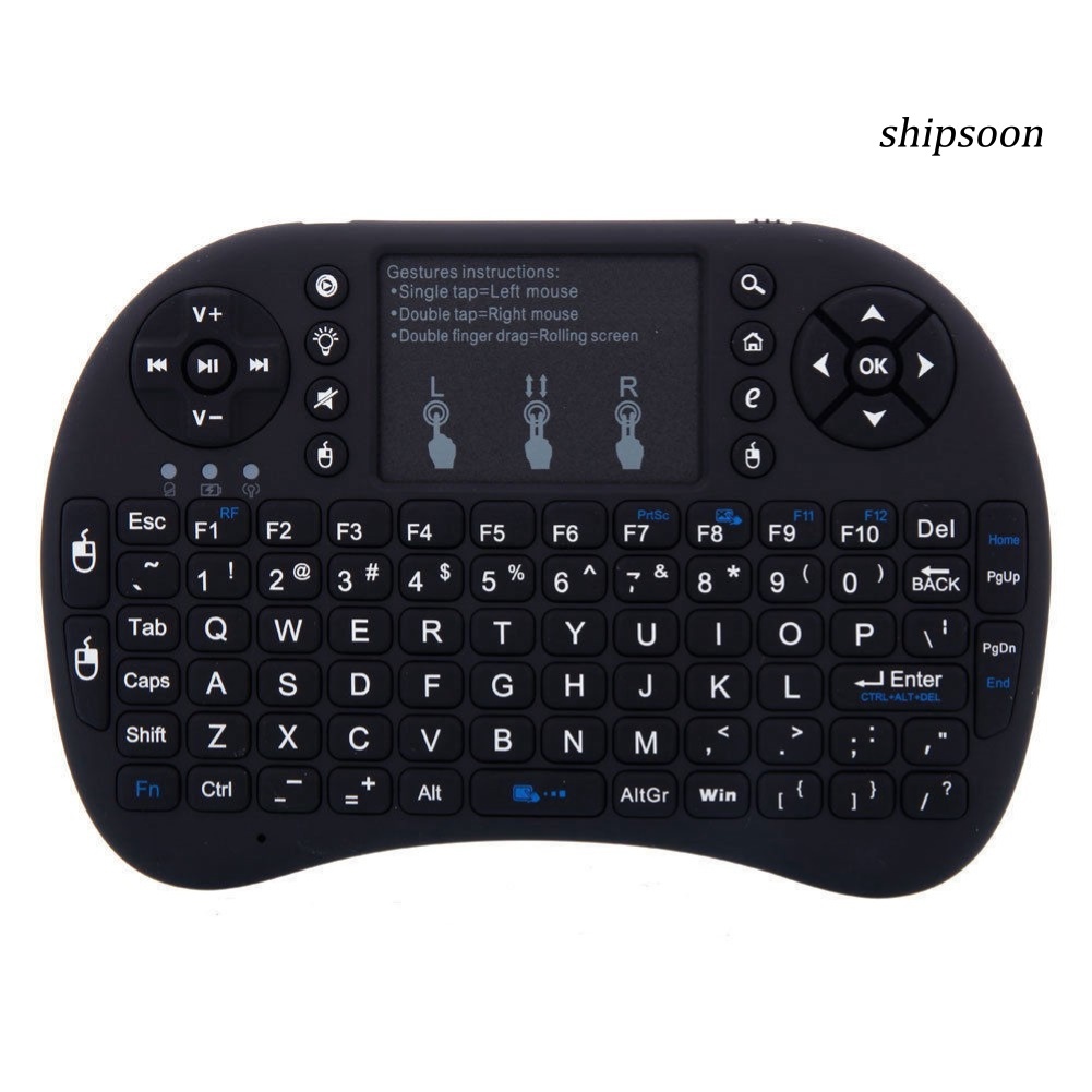 Bàn Phím Không Dây I8 Mini 2.4ghz Cho Tv Box Pc Laptop