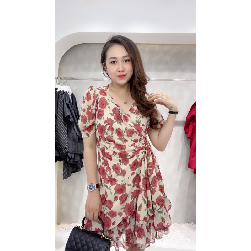 [Mã FAGREEN1505 giảm tới 30K đơn 99K] VÁY HOA ĐEN BIGSIZE (hàng có sẵn ) | BigBuy360 - bigbuy360.vn