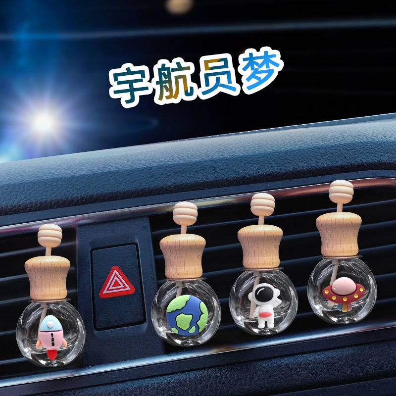 Lọ nước hoa rỗng hình hoạt hình sáng tạo dung tích 8ml trang trí nội thất xe hơi
