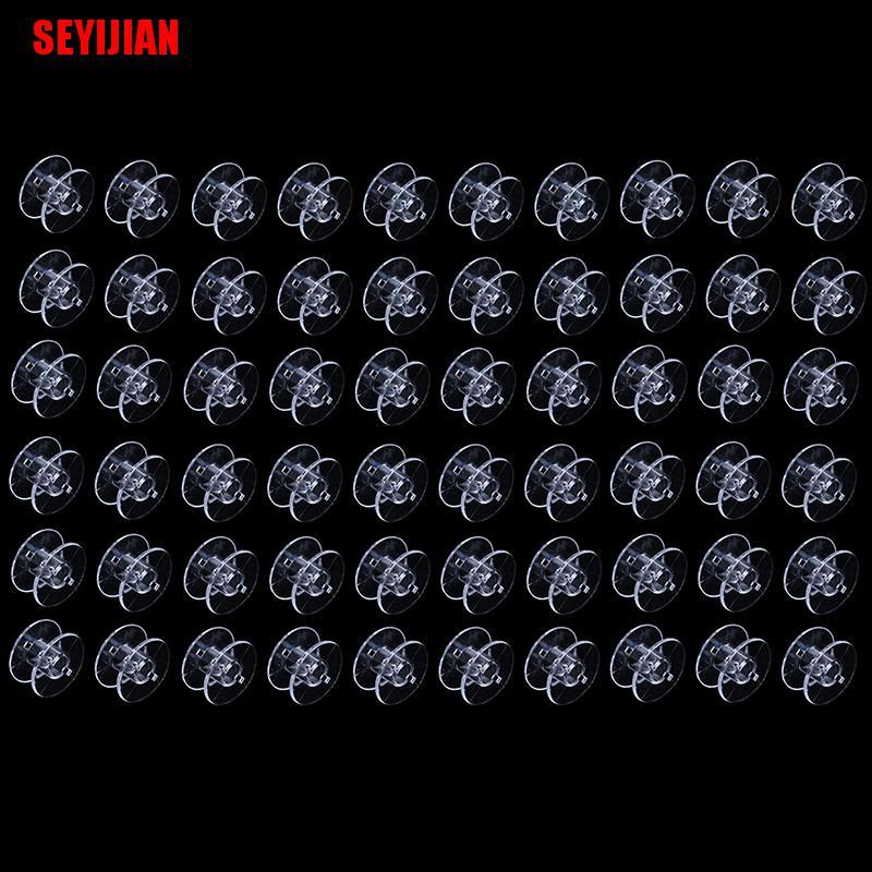 Set 10 / 50 Suốt Chỉ Bằng Nhựa Chất Lượng Cao