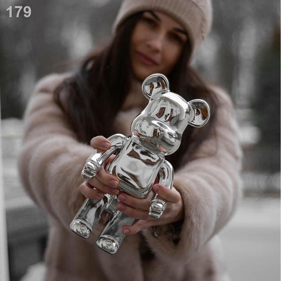 [bán chạy]Hợp thời trang làm bằng tay Bạo lực Gấu Bearbrick 400% Búp bê Hộp mù đồ chơi Cửa hàng trí nhựa phòng khách