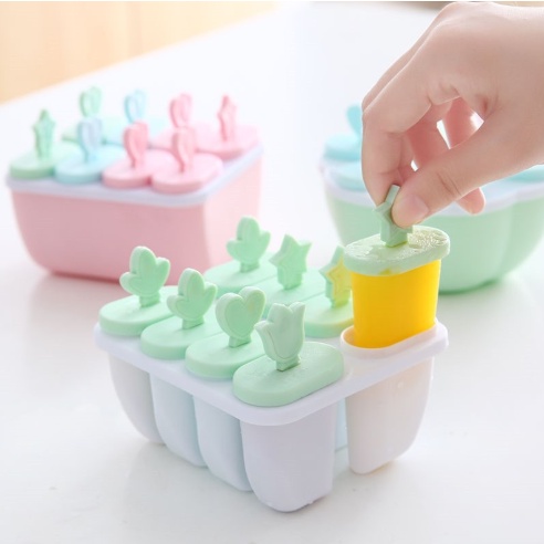 Khuôn làm kem que NAFENAI tùy chọn màu sắc tiện lợi DIY