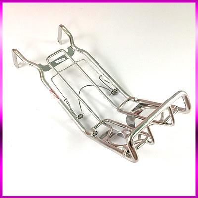 Baga Inox 10 Ly Dream Wave s110 có gập đỡ 2 bên (giá lượn để đồ trước giữa kẹp phụ tùng cho xe hãng Honda)