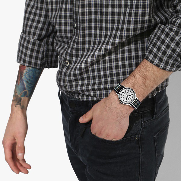 Đồng hồ Unisex Nam Nữ Timex Weekender -TW2R51400 Dây Da Phối Vải - Chính Hãng | BigBuy360 - bigbuy360.vn