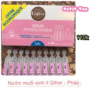 NƯỚC MUỐI SINH LÍ GIFRER – HỒNG